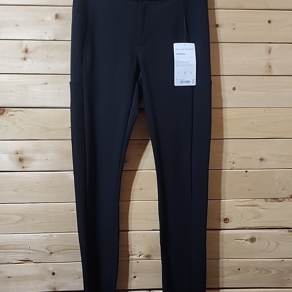 Athleta StellarTrousers Black Luxe Italian Fabric Size 2 NEW